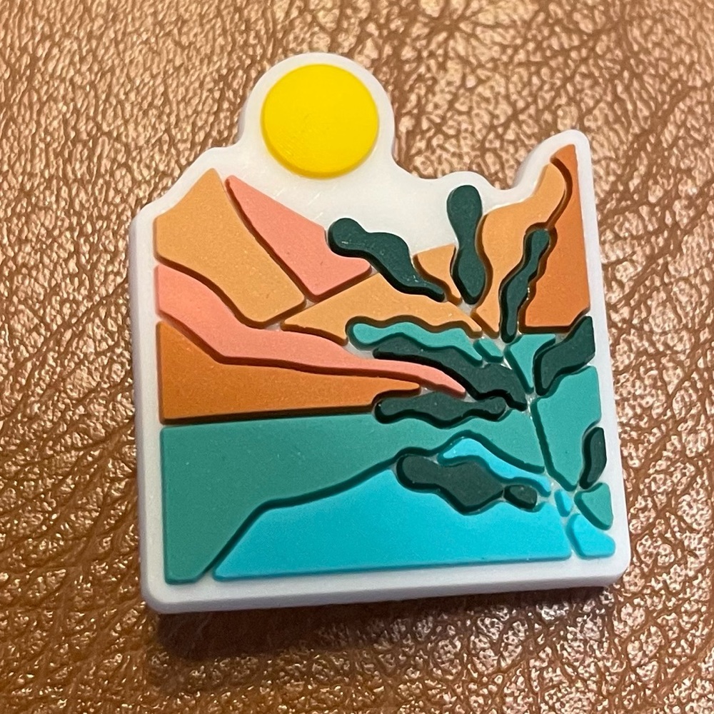 Landscape Croc Charm - Picture 3 of 3
